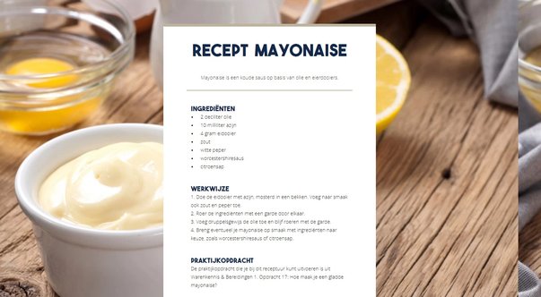 Recept mayonaise