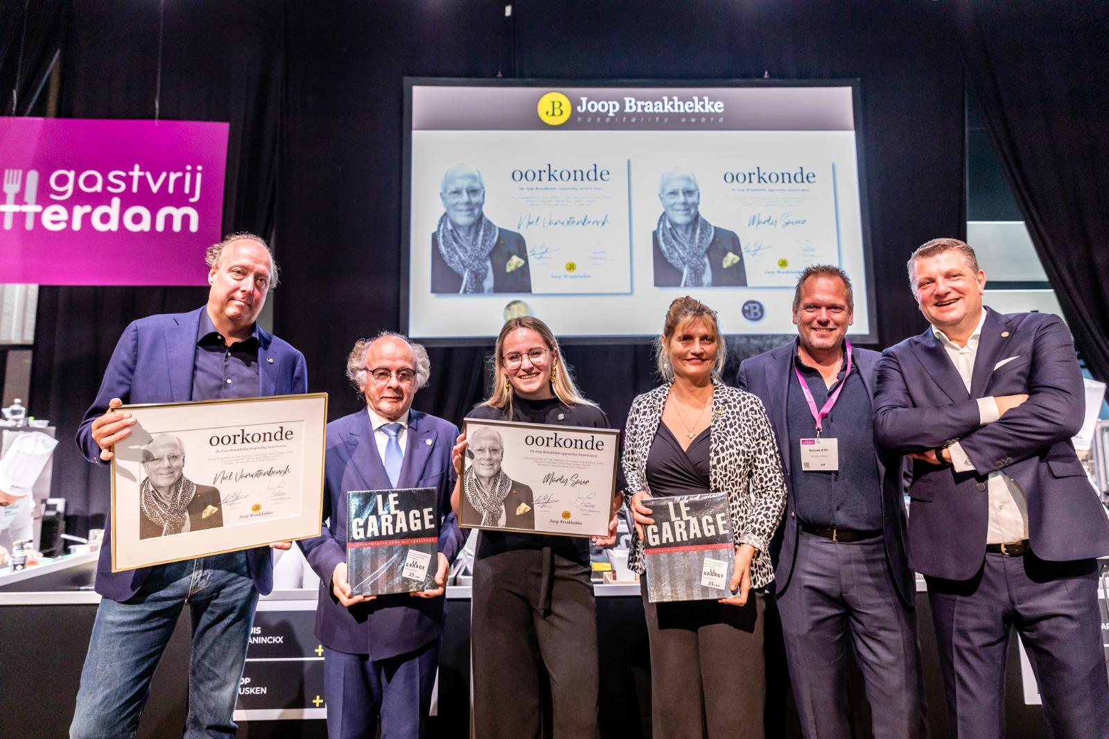 Noël Vanwittenbergh ontvangt nieuwe Joop Braakhekke Hospitality Award tijdens opening 10e editie Gastvrij Rotterdam