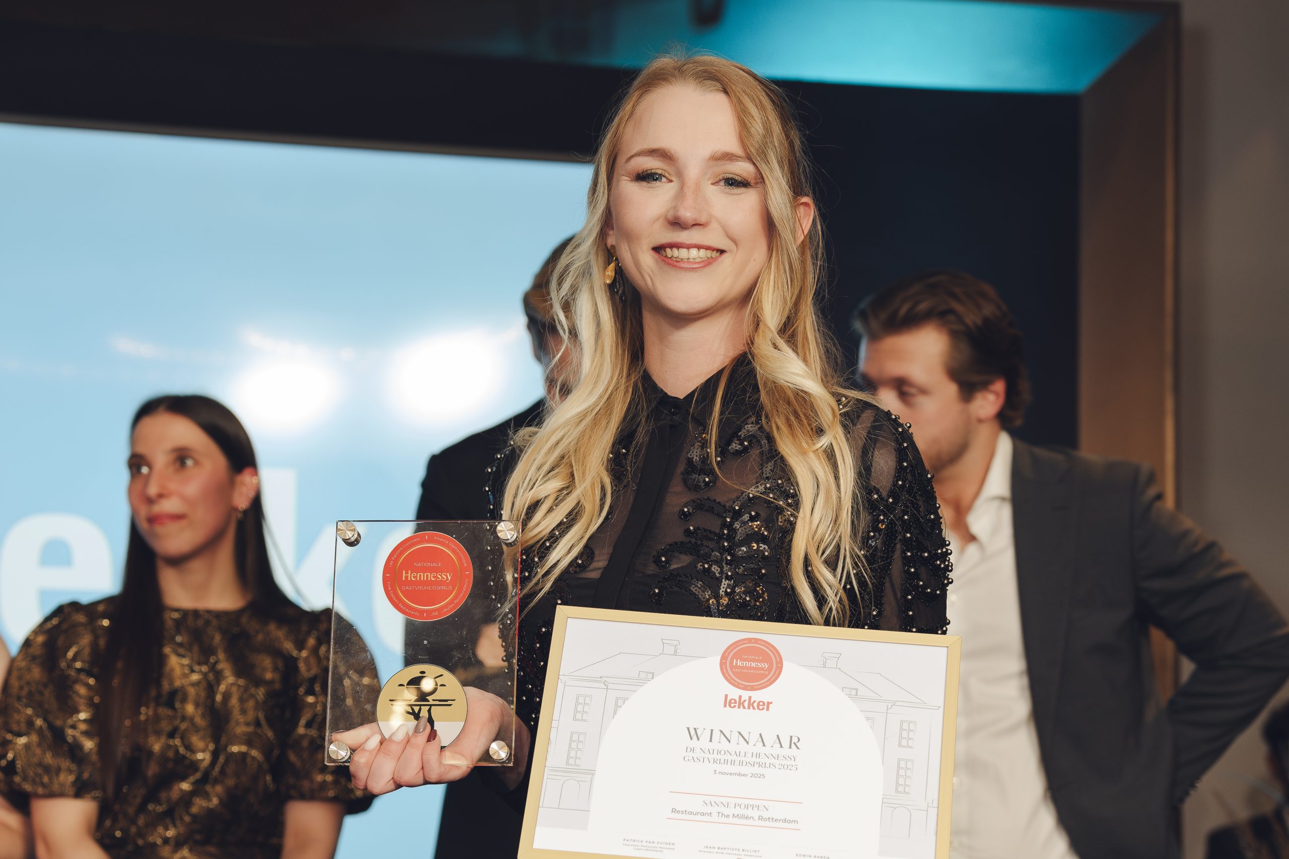 Sanne Poppen van restaurant The Millèn wint Nationale Hennessy Gastvrijheidsprijs 2025